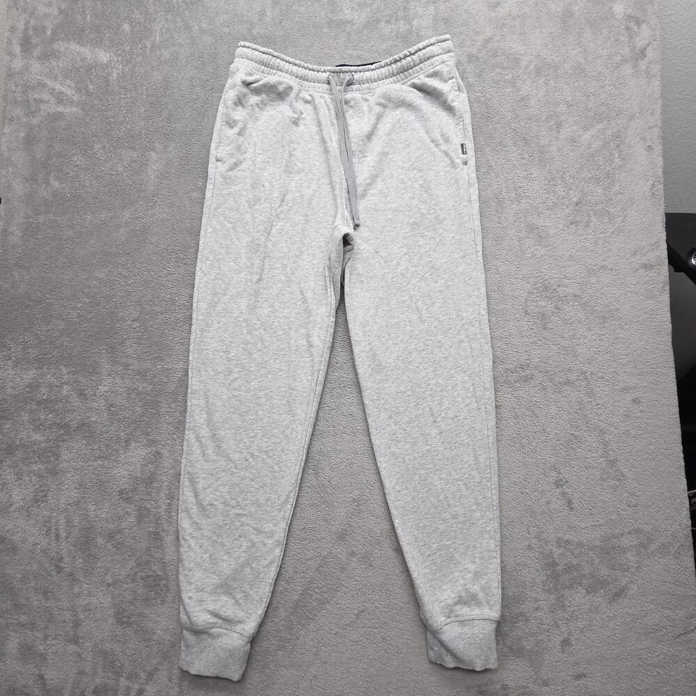 Eddie Bauer Pants Mens M Gray Sweatpants Lounge French Terry Drawstring Pockets